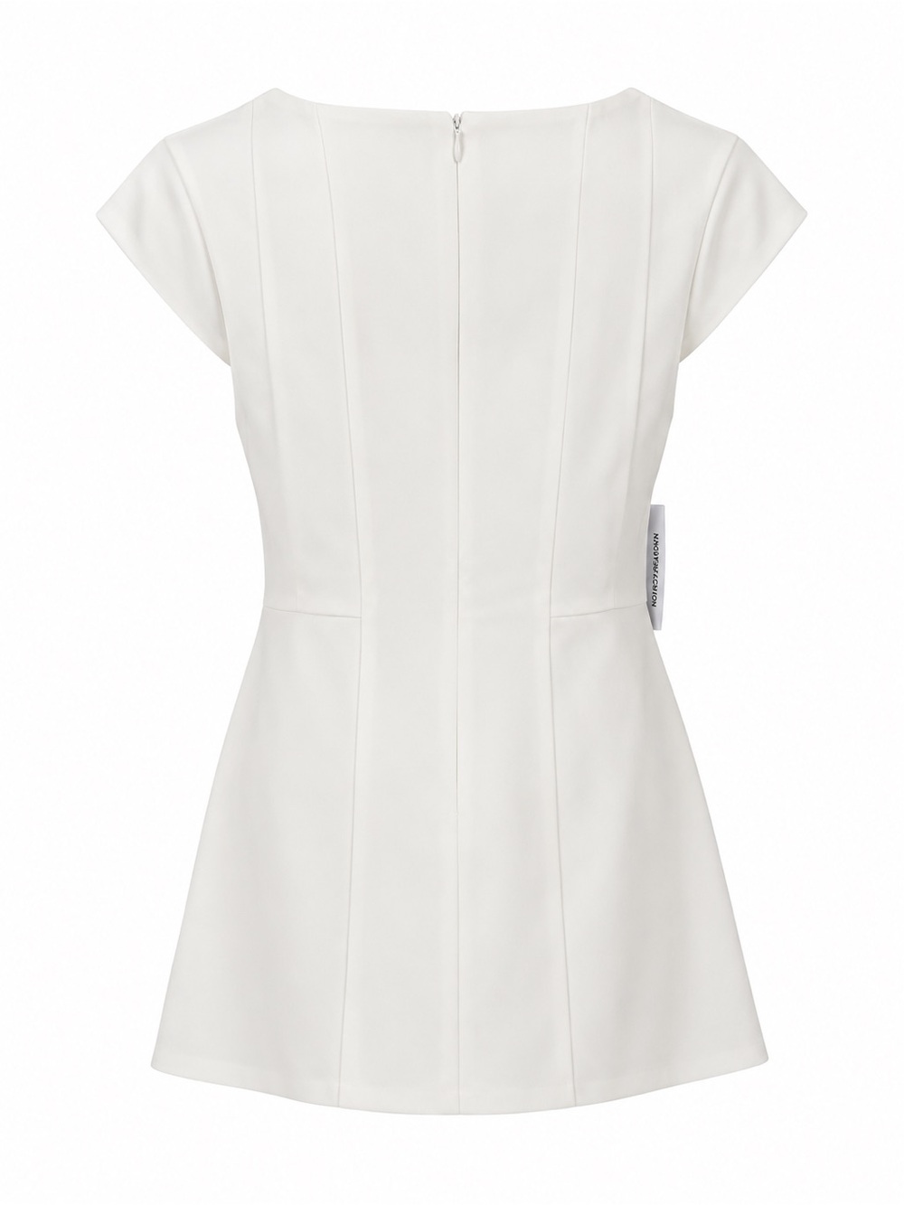 Princess Polly White Square Neck Mini Dress - Picture 3 of 5